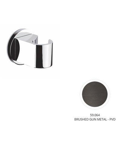 Newform support douchette PVD Brushed gun metal - 68497.59.064