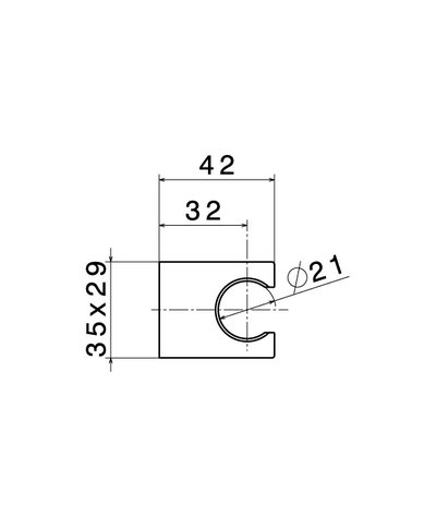 Newform support douche à main PVD Glossy gold - 21103.61.020