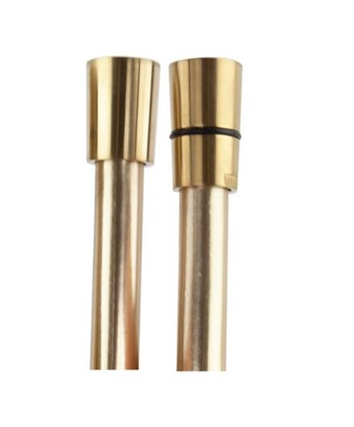 Ramon Soler Flexible anti-torsion 2 écrous coniques tournants 175cm or brossé - 2475COC-99Z302157