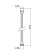 Newform flexible 1/2Fx1/2F bain-douche 150cm chrome - 355.21