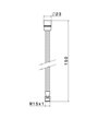 Newform Flexible pour douchette 2415 chrome - 354.21