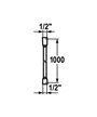 Kwc flexible 1m anti torsion - 26.001.019.000 - 122615