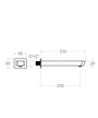 Ramon Soler bec bain mural chrome - 16602-AAZ305148