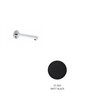Newform Mini-X bec bain mural 165 mm Noir mat - 61387.01.093