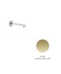 Newform Mini-X bec bain mural 165 mm PVD Glossy gold - 61387.61.020