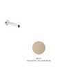 Newform Linfa II bec bain  mural 228 mm Exclusive Metal Gold satin - 69488.M0.071