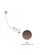 Newform Vidage pour baignoire avec siphon orientable et vidage “skin-up” PVD Copper bronze - 375.58.061