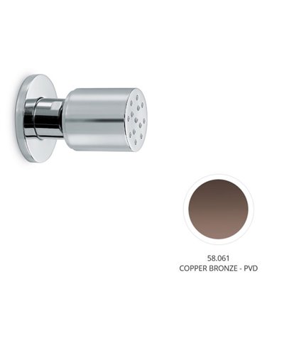 Newform Douchette latérale ronde PVD Copper bronze - 553.58.061