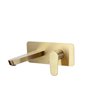 Ramon Soler Alexia 3620OC-36A302304mitigeur lavabo à encastrer + plaque + bec 190 mm or brossé