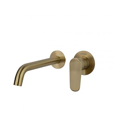 Ramon Soler Alexia 362103OC-36A302307 mitigeur lavabo à encastrer + bec 240 mm or brossé