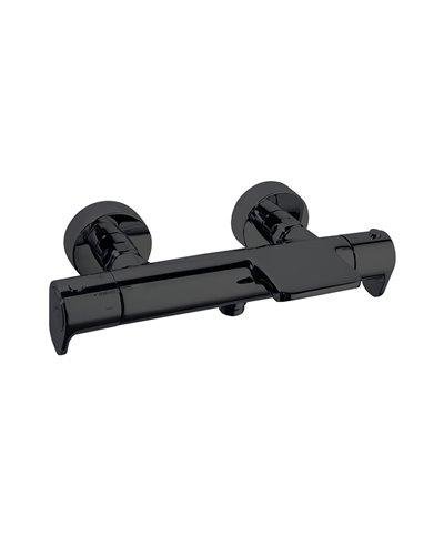 Ramon Soler Alexia 363901SNM-36C302315 mitigeur thermo mural bain + bec cascade douche noir mat