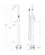 Ramon Soler Alexia 368503DOC-36C303381 mitigeur bain douche + colonne + set douche or brossé