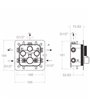 Ramon Soler 85T301S-85D307808 mitigeur thermo 3 voies à encastrer chrome