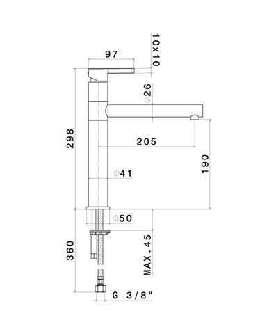 Newform Ergo 65910 21 018 Mitigeur cuisine chrome