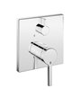 Kwc Ava 2.0 façade mitigeur douche à encastrer + inverseur + disconnecteur chrome 20.464.510.000 - 125130