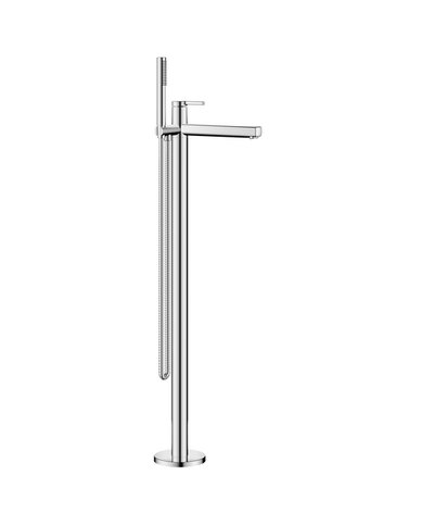 Kwc Ava 2.0 mitigeur bain-douche au sol + set douche chrome 20.461.093.000 - 124793