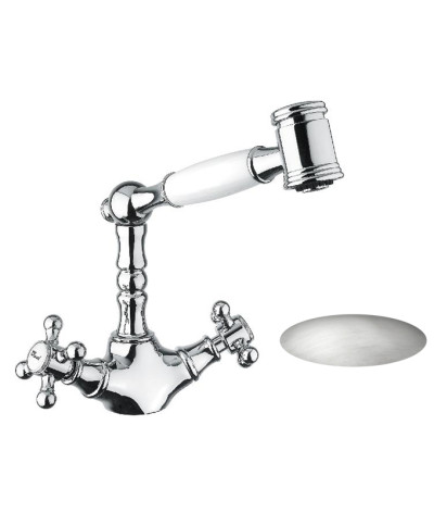 Armando Vicario 400168-101919VA Mélangeur évier à douchette nickel mat