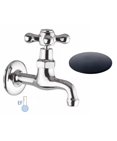 Gattoni 410110-373021NR robinet mural lave-mains noir mat