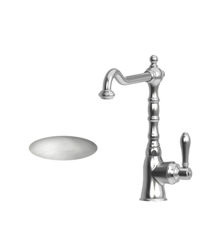 Gattoni 6013527-371926NS mitigeur évier à bec nickel mat