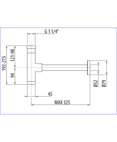 Gattoni 016200-373790NR siphon noir mat