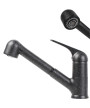 Gattoni 6012365-105519GN mitigeur d'évier à douchette granit noir