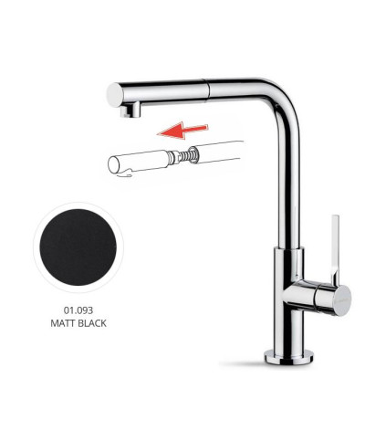 Newform Maki 71825 01 093 Mitigeur à douchette Noir mat