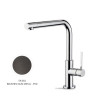 Newform Maki 71822 59 064 Mitigeur cuisine à bec PVD Brushed gun metal