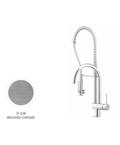 Newform Moony 3155 31 mitigeur avec douchette + bec look inox