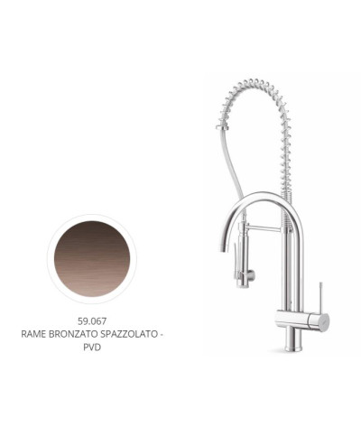 Newform Moony 3155 59 064 mitigeur avec douchette + bec PVD Brushed gun metal