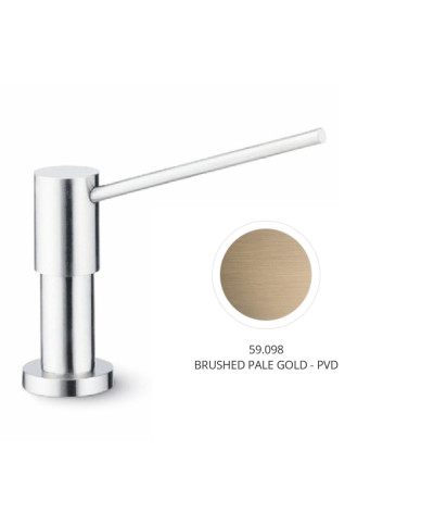 Newform 2418 59 098 distributeur de savon PVD Brushed pale gold
