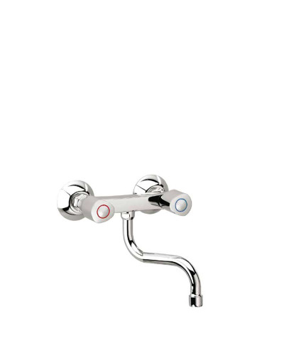 Ramon Soler Eco 7009CB21E4 - 155441 mélangeur mural bec bas 21 cm chrome