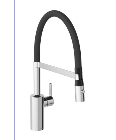 Damixa Silhouet 7412800 mitigeur évier douchette sur flexible chrome