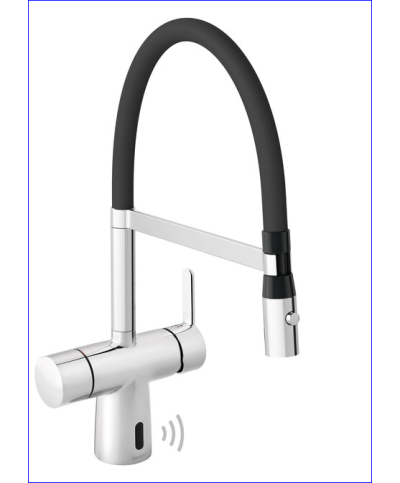 Damixa Silhouet Touchless 7416200 mitigeur évier douchette sur flexible sans contact chrome