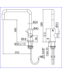 Zazzeri Modo 7 Mitigeur evier 69071121A00NFNF nickel PH.JPGosPH.JPGore